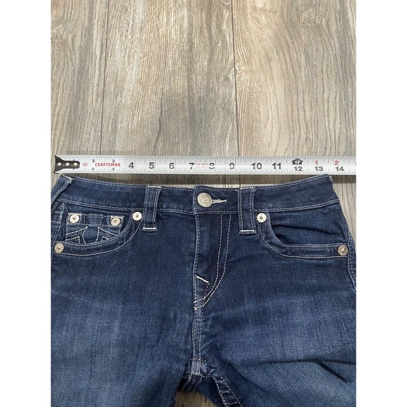 True Religion Womans Ankle Slit Halle Mid Rise Super Skinny Jeans size 27 - Picture 4 of 10